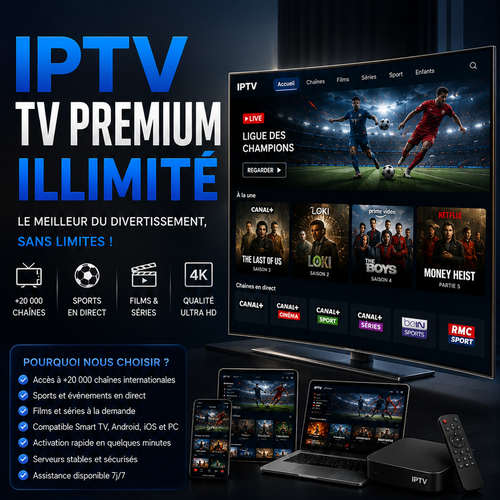 IPTV PREMIUM • SPORT • FILMS • SÉRIES