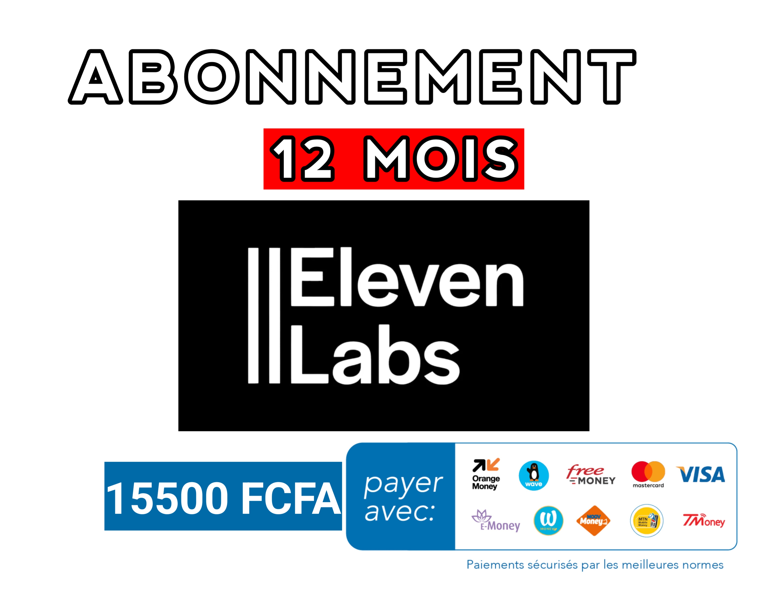 Abonnement Elevenlabs 